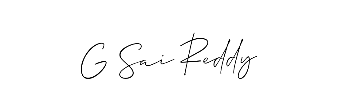 You should practise on your own different ways (Allison_Script) to write your name (G Sai Reddy) in signature. don't let someone else do it for you. G Sai Reddy signature style 2 images and pictures png