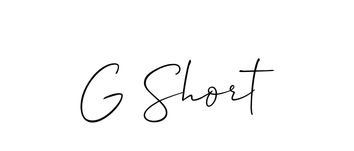 Once you've used our free online signature maker to create your best signature Allison_Script style, it's time to enjoy all of the benefits that G Short name signing documents. G Short signature style 2 images and pictures png