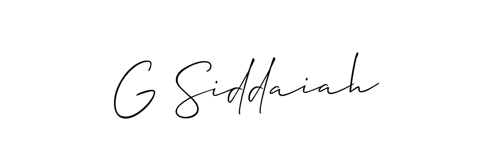 Make a short G Siddaiah signature style. Manage your documents anywhere anytime using Allison_Script. Create and add eSignatures, submit forms, share and send files easily. G Siddaiah signature style 2 images and pictures png