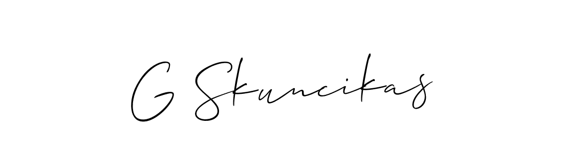 See photos of G Skuncikas official signature by Spectra . Check more albums & portfolios. Read reviews & check more about Allison_Script font. G Skuncikas signature style 2 images and pictures png