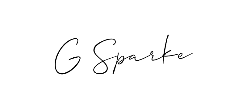 Similarly Allison_Script is the best handwritten signature design. Signature creator online .You can use it as an online autograph creator for name G Sparke. G Sparke signature style 2 images and pictures png