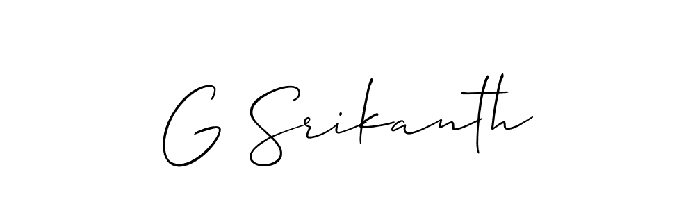 Best and Professional Signature Style for G Srikanth. Allison_Script Best Signature Style Collection. G Srikanth signature style 2 images and pictures png