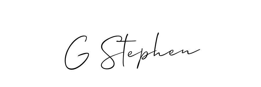 if you are searching for the best signature style for your name G Stephen. so please give up your signature search. here we have designed multiple signature styles  using Allison_Script. G Stephen signature style 2 images and pictures png
