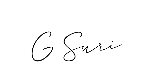 You can use this online signature creator to create a handwritten signature for the name G Suri. This is the best online autograph maker. G Suri signature style 2 images and pictures png