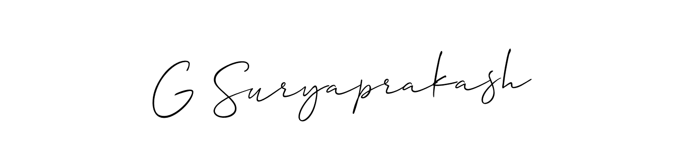 See photos of G Suryaprakash official signature by Spectra . Check more albums & portfolios. Read reviews & check more about Allison_Script font. G Suryaprakash signature style 2 images and pictures png