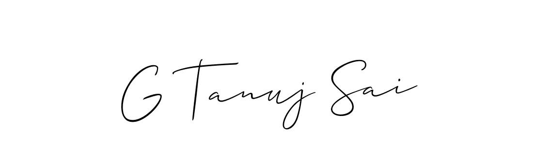Here are the top 10 professional signature styles for the name G Tanuj Sai. These are the best autograph styles you can use for your name. G Tanuj Sai signature style 2 images and pictures png