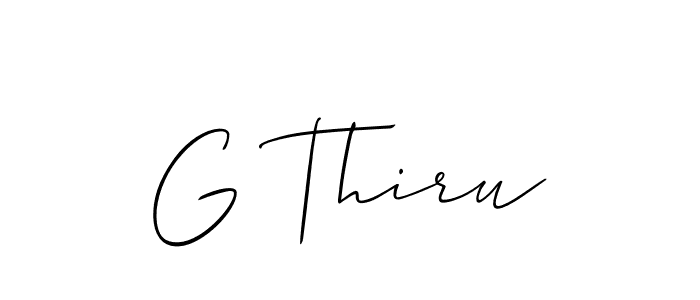 Make a short G Thiru signature style. Manage your documents anywhere anytime using Allison_Script. Create and add eSignatures, submit forms, share and send files easily. G Thiru signature style 2 images and pictures png