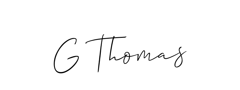 Best and Professional Signature Style for G Thomas. Allison_Script Best Signature Style Collection. G Thomas signature style 2 images and pictures png