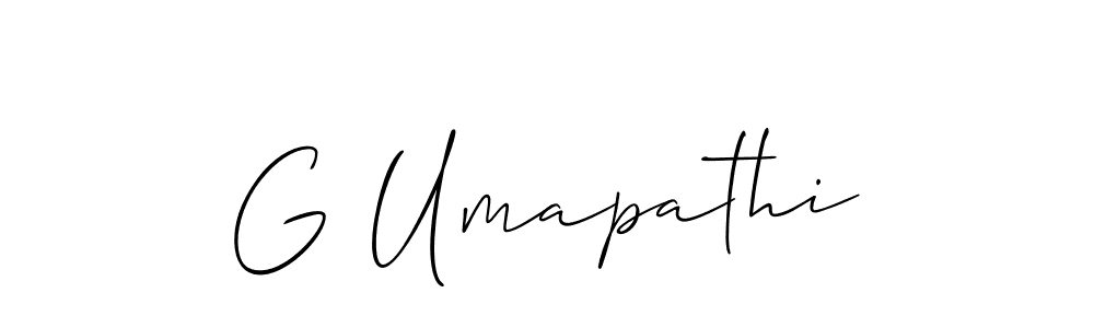 You can use this online signature creator to create a handwritten signature for the name G Umapathi. This is the best online autograph maker. G Umapathi signature style 2 images and pictures png