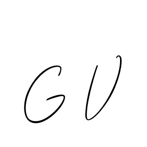 How to Draw G V signature style? Allison_Script is a latest design signature styles for name G V. G V signature style 2 images and pictures png