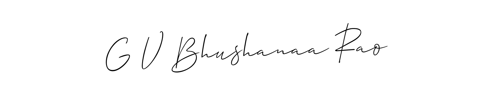 Here are the top 10 professional signature styles for the name G V Bhushanaa Rao. These are the best autograph styles you can use for your name. G V Bhushanaa Rao signature style 2 images and pictures png