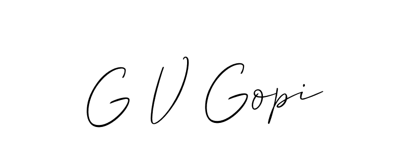 See photos of G V Gopi official signature by Spectra . Check more albums & portfolios. Read reviews & check more about Allison_Script font. G V Gopi signature style 2 images and pictures png