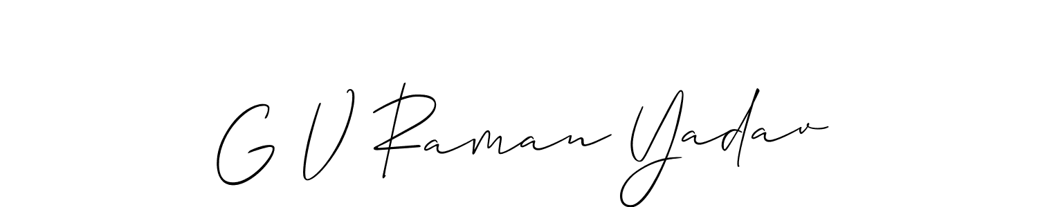 Here are the top 10 professional signature styles for the name G V Raman Yadav. These are the best autograph styles you can use for your name. G V Raman Yadav signature style 2 images and pictures png