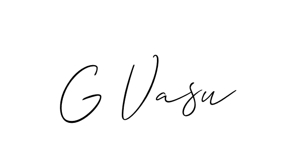 Make a beautiful signature design for name G Vasu. Use this online signature maker to create a handwritten signature for free. G Vasu signature style 2 images and pictures png