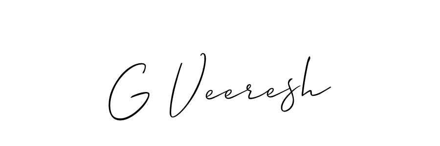 You can use this online signature creator to create a handwritten signature for the name G Veeresh. This is the best online autograph maker. G Veeresh signature style 2 images and pictures png