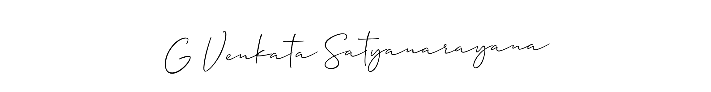 This is the best signature style for the G Venkata Satyanarayana name. Also you like these signature font (Allison_Script). Mix name signature. G Venkata Satyanarayana signature style 2 images and pictures png