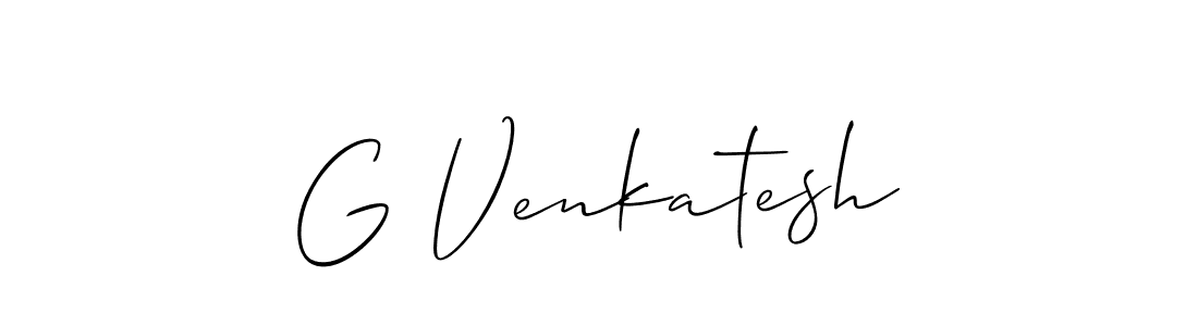 How to Draw G Venkatesh signature style? Allison_Script is a latest design signature styles for name G Venkatesh. G Venkatesh signature style 2 images and pictures png