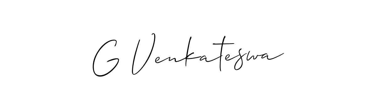 This is the best signature style for the G Venkateswa name. Also you like these signature font (Allison_Script). Mix name signature. G Venkateswa signature style 2 images and pictures png