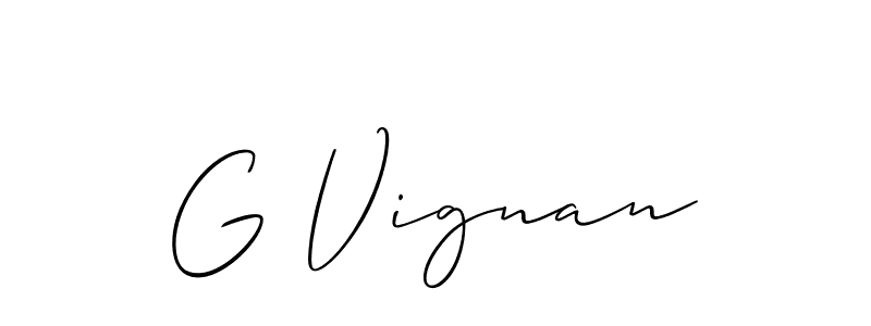 Make a beautiful signature design for name G Vignan. Use this online signature maker to create a handwritten signature for free. G Vignan signature style 2 images and pictures png