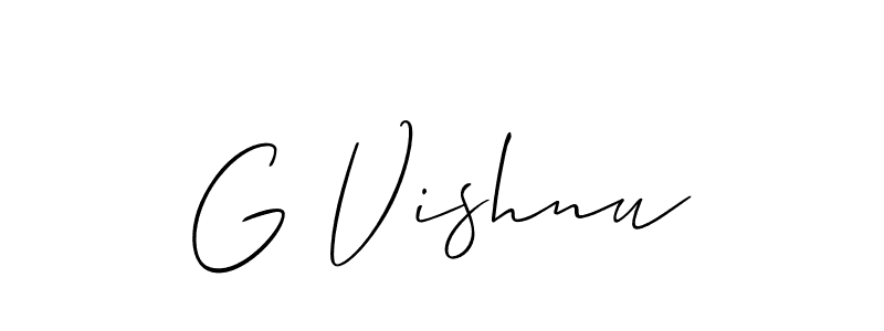 Check out images of Autograph of G Vishnu name. Actor G Vishnu Signature Style. Allison_Script is a professional sign style online. G Vishnu signature style 2 images and pictures png