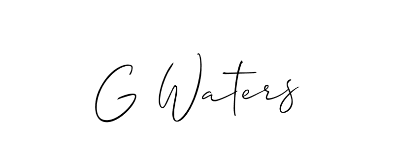 See photos of G Waters official signature by Spectra . Check more albums & portfolios. Read reviews & check more about Allison_Script font. G Waters signature style 2 images and pictures png