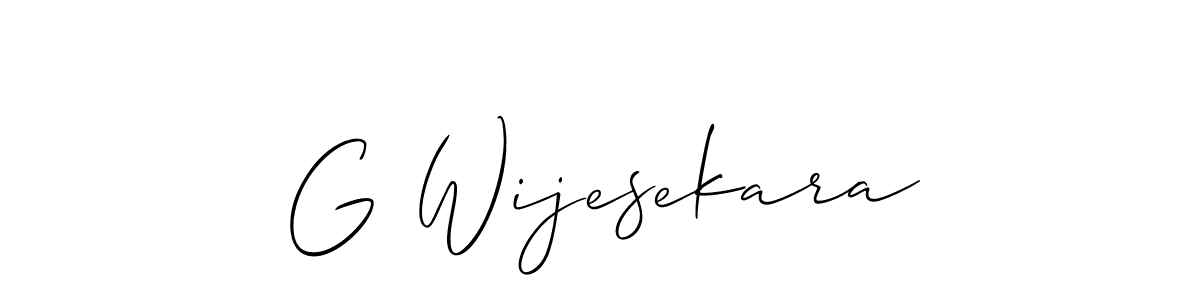 This is the best signature style for the G Wijesekara name. Also you like these signature font (Allison_Script). Mix name signature. G Wijesekara signature style 2 images and pictures png