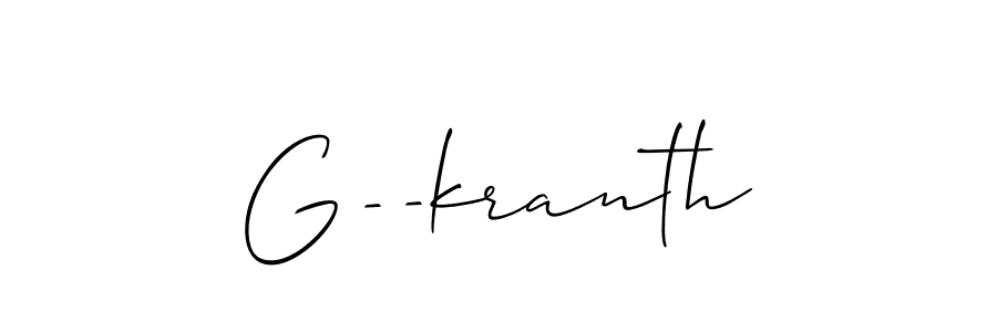 See photos of G--kranth official signature by Spectra . Check more albums & portfolios. Read reviews & check more about Allison_Script font. G--kranth signature style 2 images and pictures png