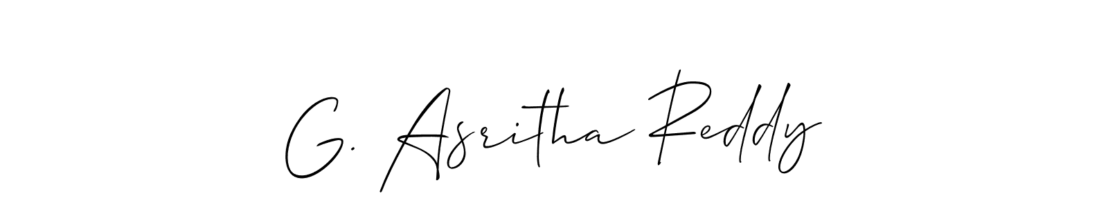 See photos of G. Asritha Reddy official signature by Spectra . Check more albums & portfolios. Read reviews & check more about Allison_Script font. G. Asritha Reddy signature style 2 images and pictures png