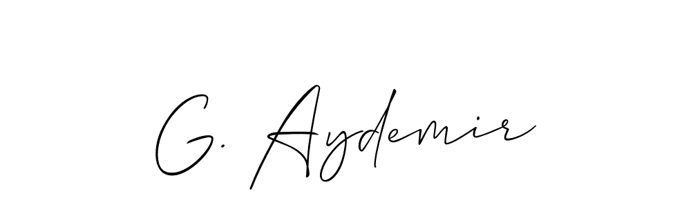Check out images of Autograph of G. Aydemir name. Actor G. Aydemir Signature Style. Allison_Script is a professional sign style online. G. Aydemir signature style 2 images and pictures png
