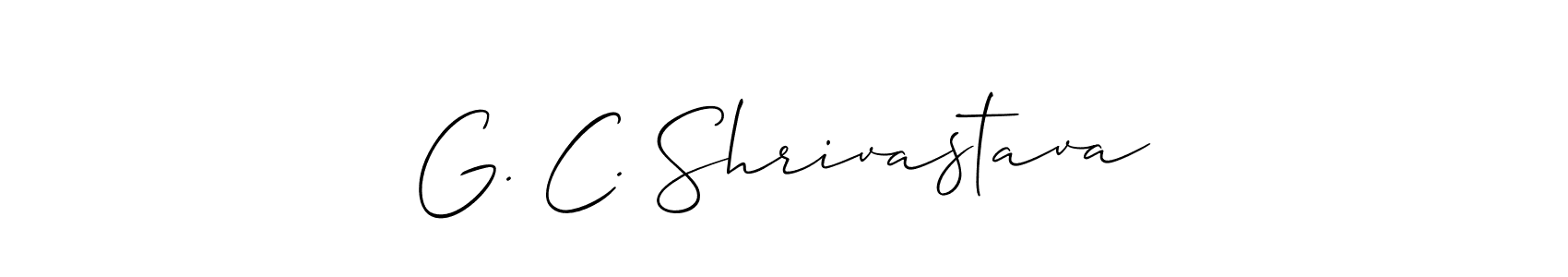 See photos of G. C. Shrivastava official signature by Spectra . Check more albums & portfolios. Read reviews & check more about Allison_Script font. G. C. Shrivastava signature style 2 images and pictures png