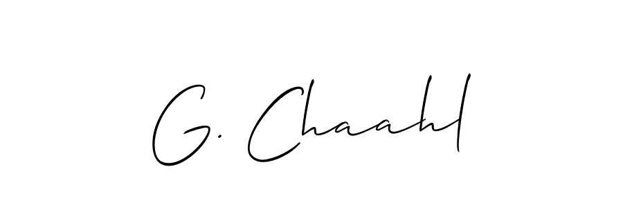 Here are the top 10 professional signature styles for the name G. Chaahl. These are the best autograph styles you can use for your name. G. Chaahl signature style 2 images and pictures png