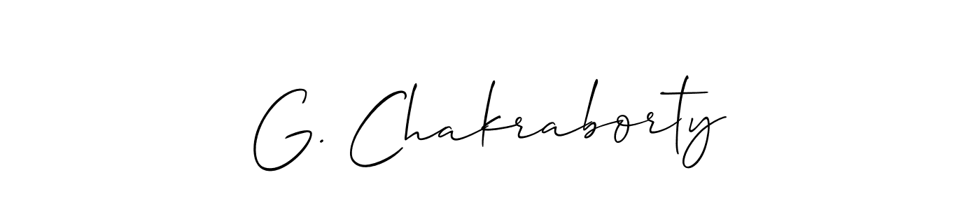 Check out images of Autograph of G. Chakraborty name. Actor G. Chakraborty Signature Style. Allison_Script is a professional sign style online. G. Chakraborty signature style 2 images and pictures png