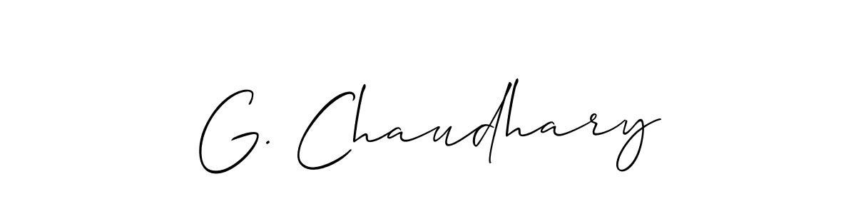 Make a beautiful signature design for name G. Chaudhary. Use this online signature maker to create a handwritten signature for free. G. Chaudhary signature style 2 images and pictures png