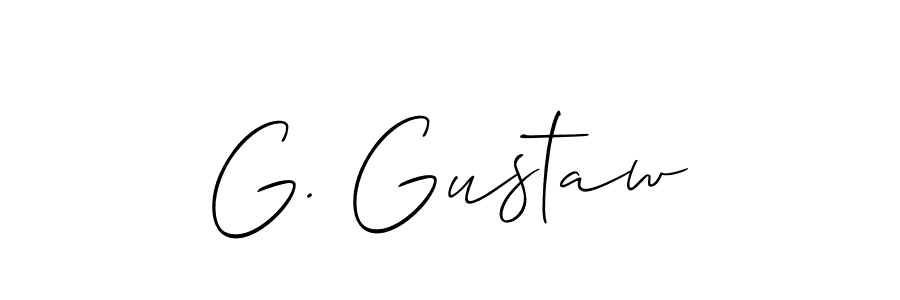 Check out images of Autograph of G. Gustaw name. Actor G. Gustaw Signature Style. Allison_Script is a professional sign style online. G. Gustaw signature style 2 images and pictures png