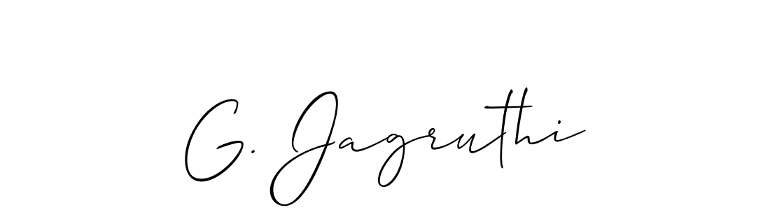 Make a beautiful signature design for name G. Jagruthi. Use this online signature maker to create a handwritten signature for free. G. Jagruthi signature style 2 images and pictures png