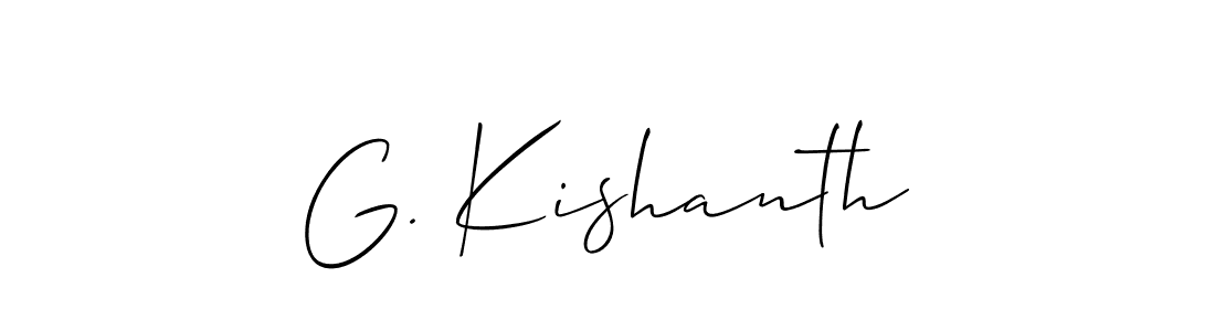 See photos of G. Kishanth official signature by Spectra . Check more albums & portfolios. Read reviews & check more about Allison_Script font. G. Kishanth signature style 2 images and pictures png