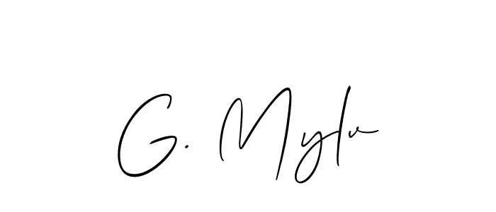 G. Mylv stylish signature style. Best Handwritten Sign (Allison_Script) for my name. Handwritten Signature Collection Ideas for my name G. Mylv. G. Mylv signature style 2 images and pictures png