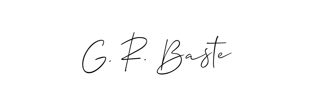 Make a beautiful signature design for name G. R. Baste. Use this online signature maker to create a handwritten signature for free. G. R. Baste signature style 2 images and pictures png