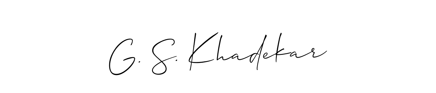 Here are the top 10 professional signature styles for the name G. S. Khadekar. These are the best autograph styles you can use for your name. G. S. Khadekar signature style 2 images and pictures png