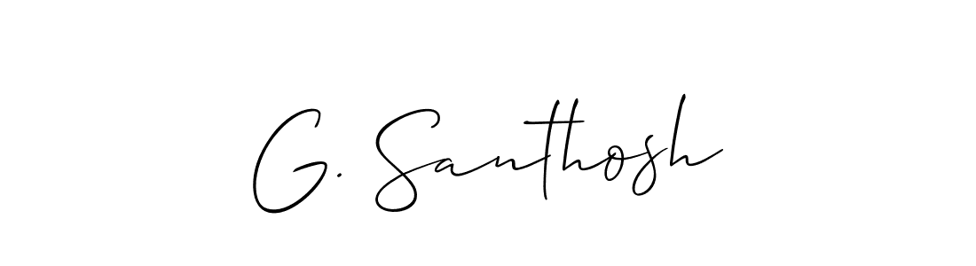 You can use this online signature creator to create a handwritten signature for the name G. Santhosh. This is the best online autograph maker. G. Santhosh signature style 2 images and pictures png