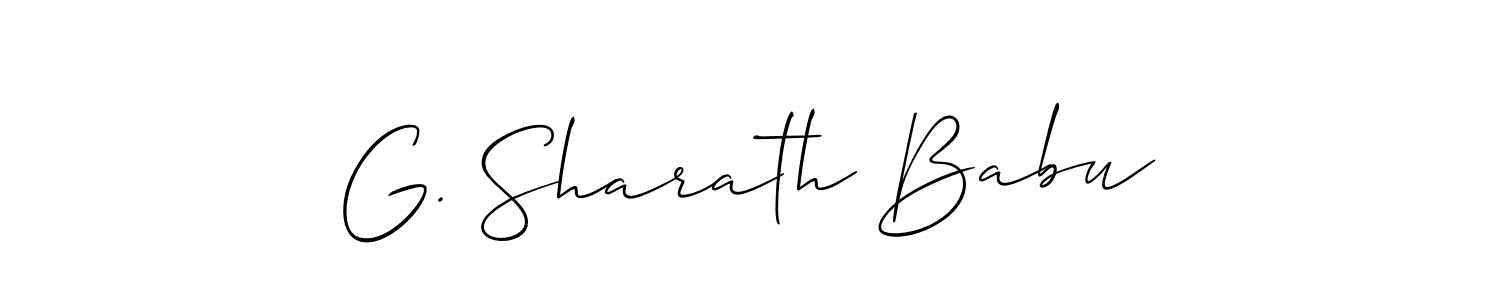 You can use this online signature creator to create a handwritten signature for the name G. Sharath Babu. This is the best online autograph maker. G. Sharath Babu signature style 2 images and pictures png