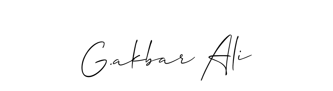 You can use this online signature creator to create a handwritten signature for the name G.akbar Ali. This is the best online autograph maker. G.akbar Ali signature style 2 images and pictures png