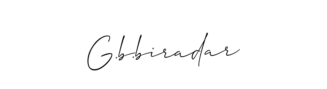 if you are searching for the best signature style for your name G.b.biradar. so please give up your signature search. here we have designed multiple signature styles  using Allison_Script. G.b.biradar signature style 2 images and pictures png