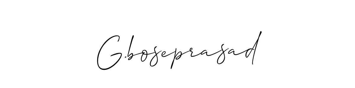 Make a beautiful signature design for name G.boseprasad. Use this online signature maker to create a handwritten signature for free. G.boseprasad signature style 2 images and pictures png