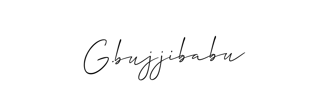Similarly Allison_Script is the best handwritten signature design. Signature creator online .You can use it as an online autograph creator for name G.bujjibabu. G.bujjibabu signature style 2 images and pictures png