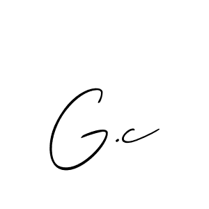 Best and Professional Signature Style for G.c. Allison_Script Best Signature Style Collection. G.c signature style 2 images and pictures png