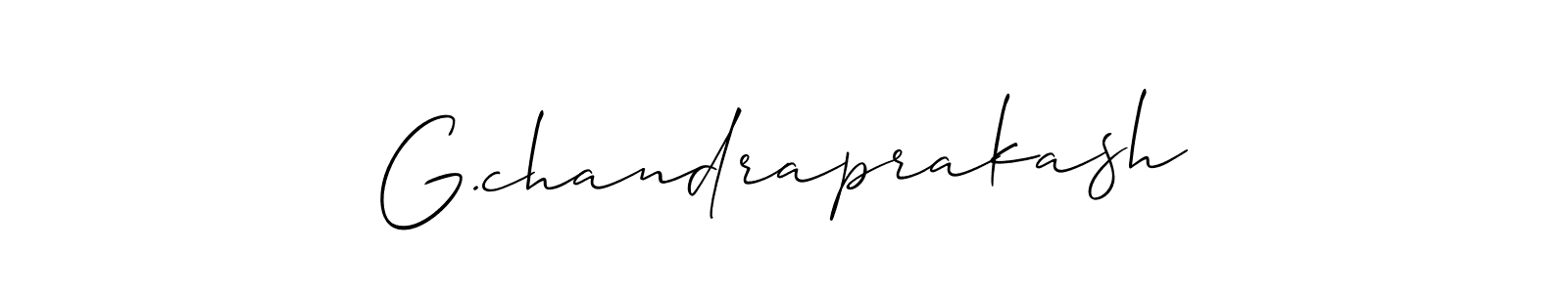 Make a beautiful signature design for name G.chandraprakash. Use this online signature maker to create a handwritten signature for free. G.chandraprakash signature style 2 images and pictures png