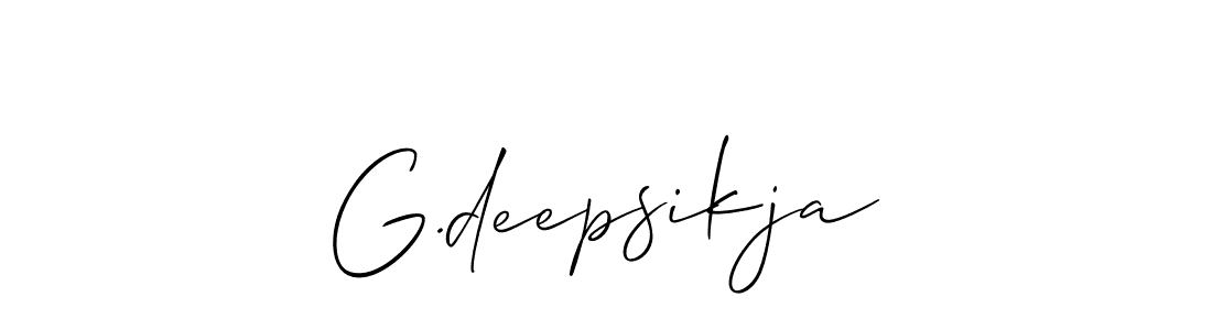 You can use this online signature creator to create a handwritten signature for the name G.deepsikja. This is the best online autograph maker. G.deepsikja signature style 2 images and pictures png