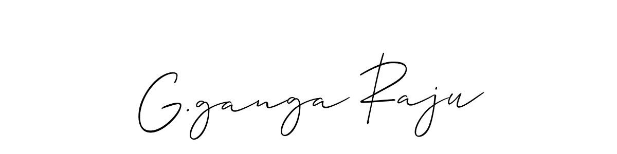 You can use this online signature creator to create a handwritten signature for the name G.ganga Raju. This is the best online autograph maker. G.ganga Raju signature style 2 images and pictures png