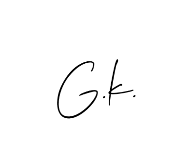 Similarly Allison_Script is the best handwritten signature design. Signature creator online .You can use it as an online autograph creator for name G.k.. G.k. signature style 2 images and pictures png
